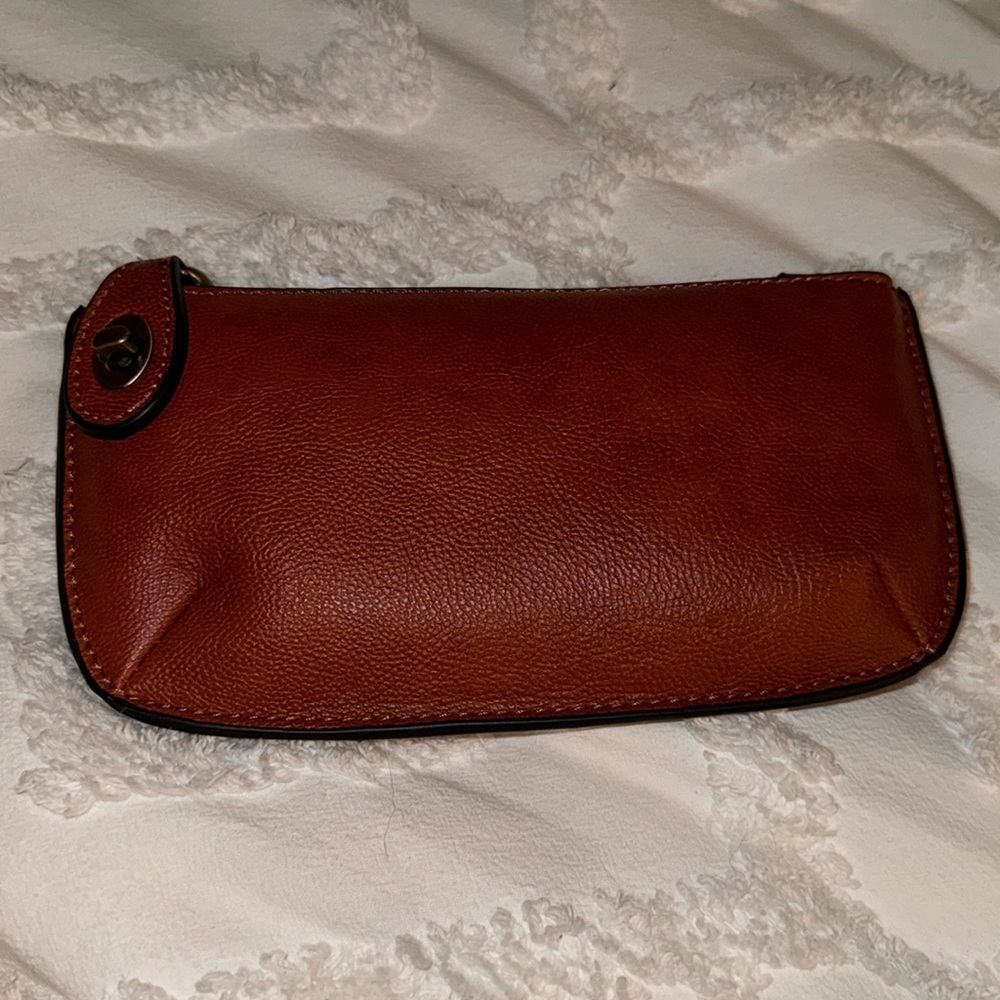 Joy Susan Vegan Leather wristlet crossbody bag NWOT